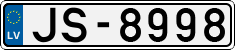 License plate of Latvia, Regular car plates
