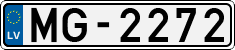 License plate of Latvia, Regular car plates
