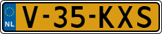 License plate of the Netherlands, Light Commercial Vehicles (1994 system)