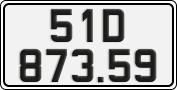 License plate of Vietnam, Cars