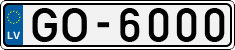 License plate of Latvia, Regular car plates