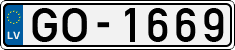 License plate of Latvia, Regular car plates