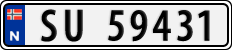 License plate of Norway, Cars
