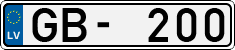 License plate of Latvia, Regular car plates