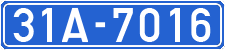 License plate of Vietnam, Government and public administrations