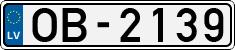 License plate of Latvia, Regular car plates