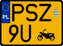 License plates of Poland, Oldtimers