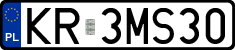 License plates of Poland, Regular car plates