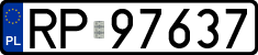 License plates of Poland, Regular car plates