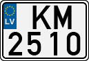 License plate of Latvia, Regular car plates