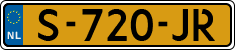 License plate of the Netherlands, Cars