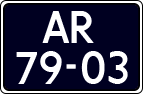 License plate of the Netherlands, Imported oldtimers (cars)