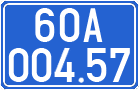 License plate of Vietnam, Government and public administrations