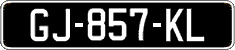 French license plate, SIV (oldtimers)