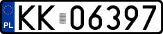 License plates of Poland, Regular car plates
