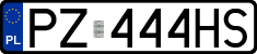 License plates of Poland, Regular car plates