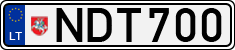 License plate of Lithuania, Cars