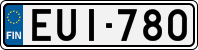 License plate of Finland, Cars