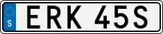 License plate of Sweden, Regular plates