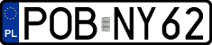 License plates of Poland, Regular car plates
