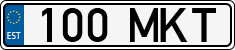 License plate of Estonia, Regular car plates
