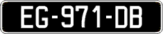 French license plate, SIV (oldtimers)