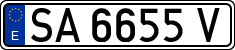 License plates of Spain, 1971 year series