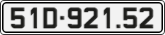License plate of Vietnam, Cars