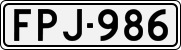 License plate of Finland, Cars