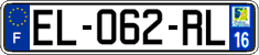French license plate, SIV (ordinary)