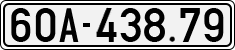 License plate of Vietnam, Cars