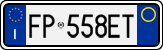 License plate of Italy, Cars (1994 year series)