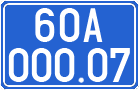 License plate of Vietnam, Government and public administrations