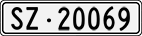 License plate of Switzerland, Cars
