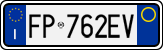 License plate of Italy, Cars (1994 year series)