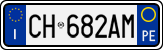 License plate of Italy, Cars (1994 year series)