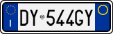 License plate of Italy, Cars (1994 year series)