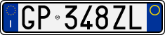 License plate of Italy, Cars (1994 year series)