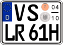 German license plate, Seasonal plates (Oldtimers)