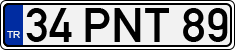License plate of Turkey, Regular plates