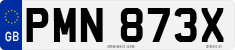 License plate of the United Kingdom, 1963 year system