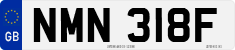 License plate of the United Kingdom, 1963 year system