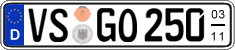 German license plate, Seasonal plates