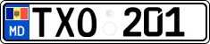License plate of Moldova, Cars (2015)