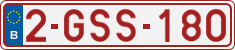 License plate of Belgium, Regular plates (2010)