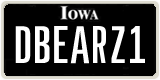 Iowa, Vanity Plates