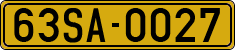 License plate of Vietnam, Specialty plates