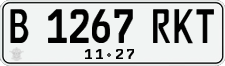 License plate of Indonesia, Regular plates