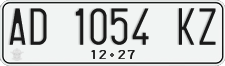 License plate of Indonesia, Regular plates