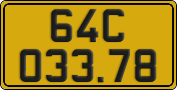 License plate of Vietnam, Commercial vehicles